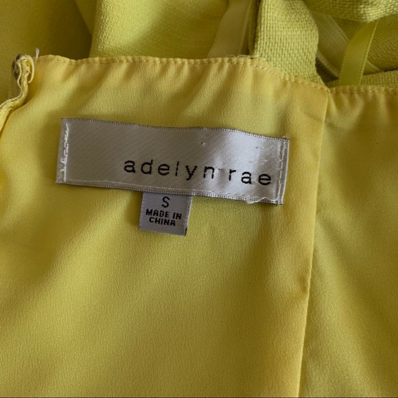 ADELYN RAE YELLOW SLEEVELESS MIDI DRESS - Picture 10 of 15